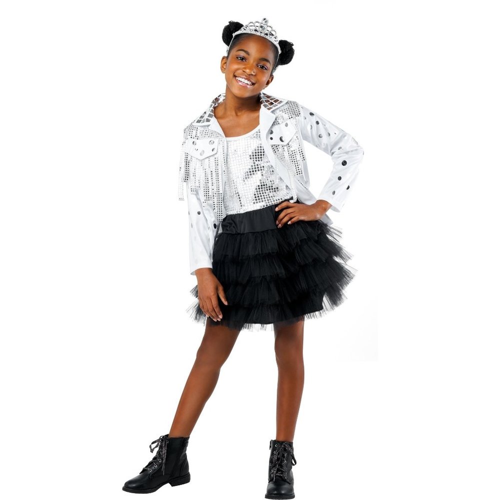 Girls That Girl LAY LAY Halloween Costume Size 6/6X 7/8 Jacket Dress Crown NWT